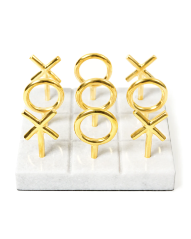 Jonathan Adler - Brass Tic-Tac-Toe Set