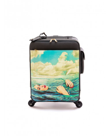 Trolley "TOILETPAPER Seagirl" Travel Bag Seletti