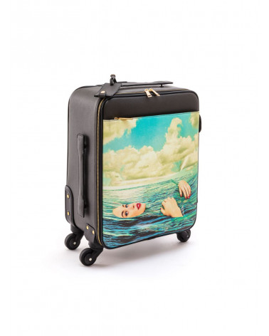 Trolley "TOILETPAPER Seagirl" Travel Bag Seletti