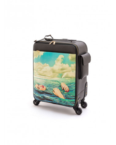 Trolley "TOILETPAPER Seagirl" Travel Bag Seletti