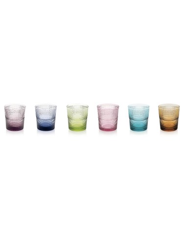 IVV - Set 6 Bicchieri Acqua Colori Assortiti "Scatola Regalo"