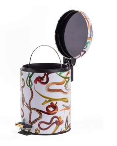 Seletti - Pattumiera "ToiletPaper Home" Snakes