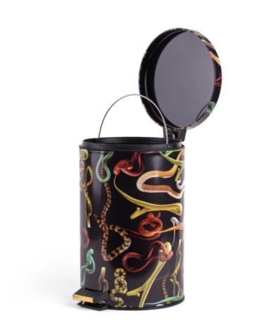 Seletti - Pattumiera "ToiletPaper Home" Snakes Cm.39,5