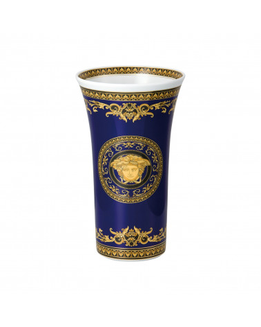 Versace Vaso "Medusa Blau" cm.26